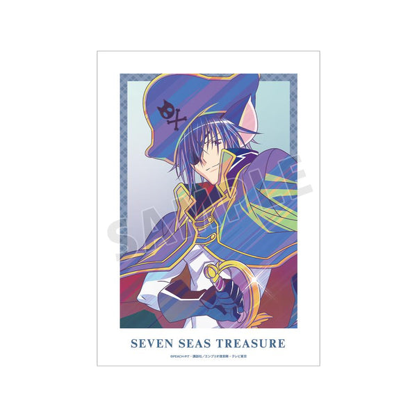 『しゅごキャラ!』セブンシーズトレジャー Ani-Art clear label A3マット加工ポスター【202601再販】