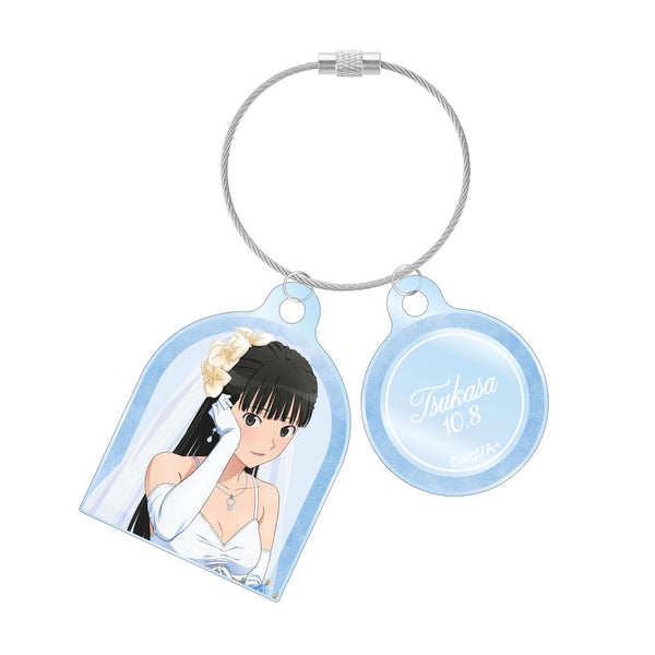 『アマガミSS+plus』描き下ろし 絢辻 詞 ウェディング水着ver. 2連ワイヤーアクリルキーホルダー【202602再販】