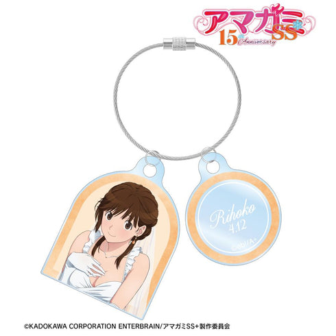 『アマガミSS+plus』描き下ろし 桜井梨穂子 ウェディング水着ver. 2連ワイヤーアクリルキーホルダー【202602再販】