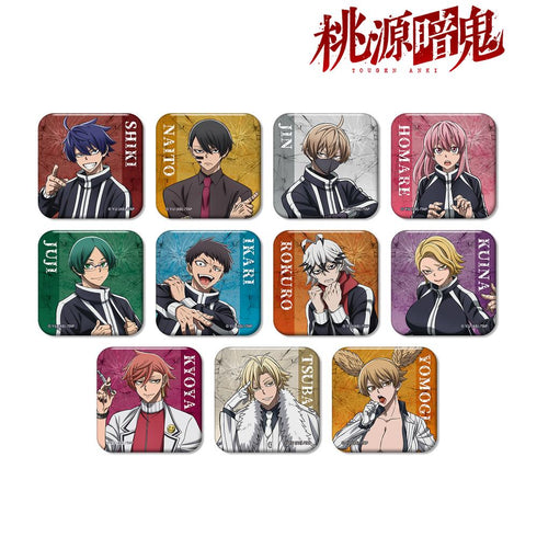 『桃源暗鬼』トレーディングスクエア缶バッジ(単位/BOX)【202601再販】