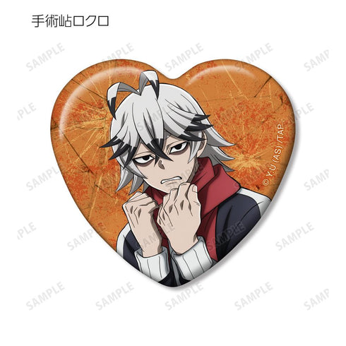 『桃源暗鬼』トレーディングハート型缶バッジ(単位/BOX)【202601再販】