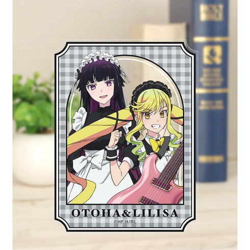 『ロックは淑女の嗜みでして』描き下ろし 鈴ノ宮りりさ&黒鉄音羽 メイドver. アクリルカード