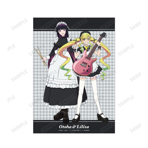 『ロックは淑女の嗜みでして』描き下ろし 鈴ノ宮りりさ&黒鉄音羽 メイドver. A5イラストカード