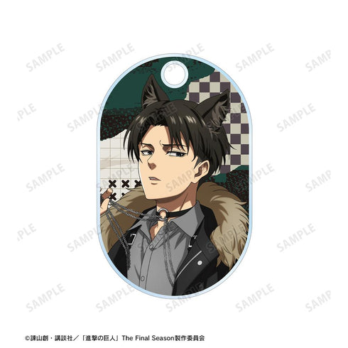 『進撃の巨人』描き下ろし リヴァイ 狼男ver. 2連ワイヤーアクリルキーホルダー