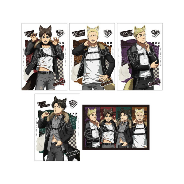 『進撃の巨人』描き下ろし 狼男ver. ポストカード5枚セット