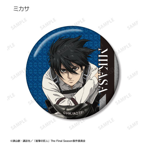 『進撃の巨人』トレーディンググリッター缶バッジ vol.2(単位/BOX)【202601再販】