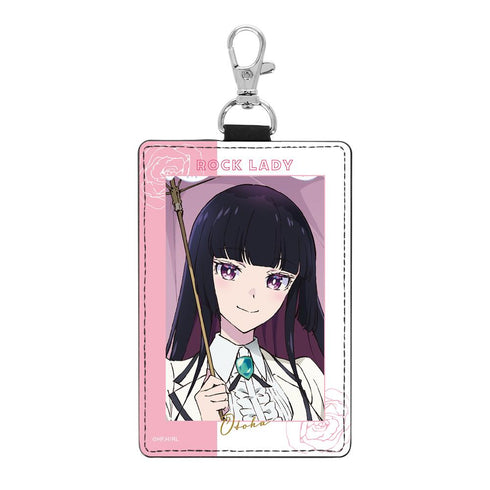 『ロックは淑女の嗜みでして』黒鉄音羽 ナスカン付き1ポケット縦型パスケース【202601再販】