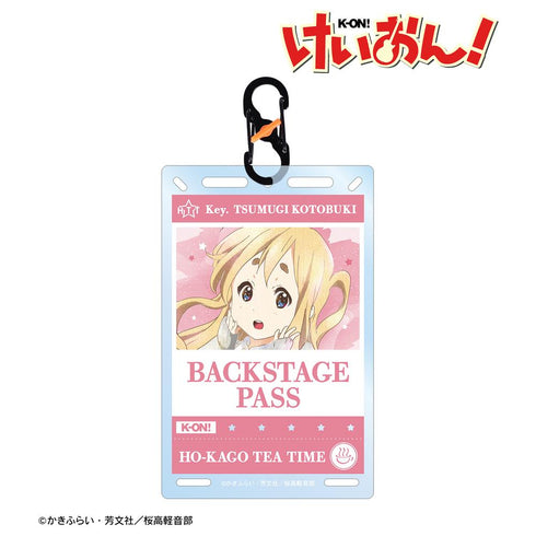 『けいおん!』琴吹 紬 Ani-Art aqua label バックステージパス風カラビナ付きカード型アクリルキーホルダー【202602再販】