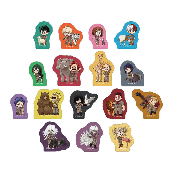 『僕のヒーローアカデミア』集合 ちびキャラ 動物とのふれあいver. フレークシール