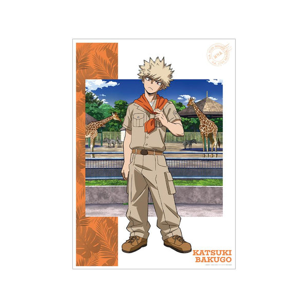 『僕のヒーローアカデミア』描き下ろし 爆豪勝己 サファリルックver. A3マット加工ポスター