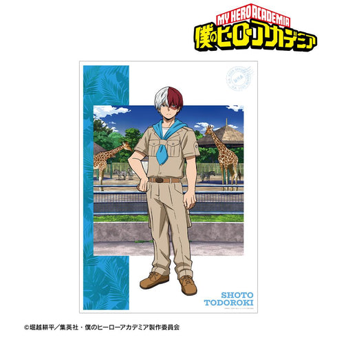 『僕のヒーローアカデミア』描き下ろし 轟焦凍 サファリルックver. A3マット加工ポスター