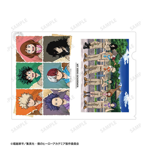『僕のヒーローアカデミア』描き下ろし 集合 サファリルックver. クリアファイル