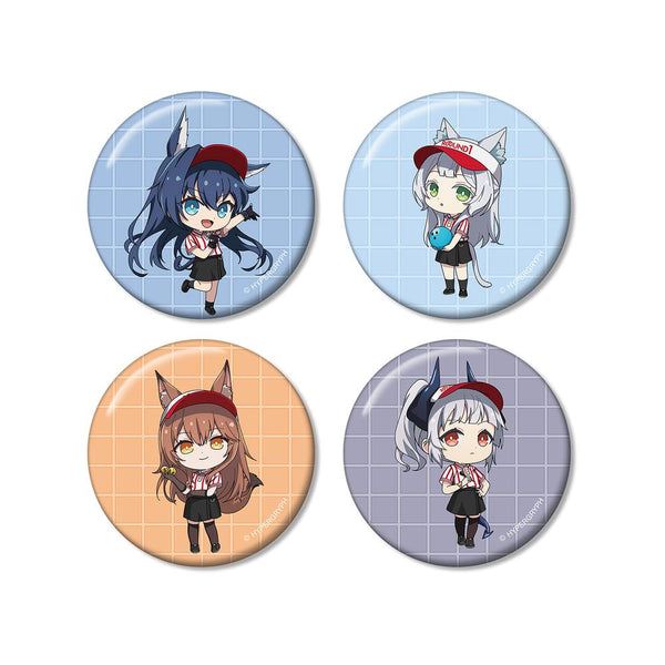 『アークナイツ【焔燼曙明/RISE FROM EMBER】』ちびキャラ アクティビティスタッフver. 缶バッジ4個セット ver.B