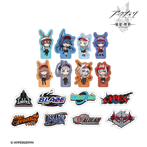 『アークナイツ【焔燼曙明/RISE FROM EMBER】』ちびキャラ アクティビティスタッフver. フレークシール