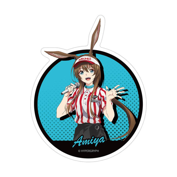 『アークナイツ【焔燼曙明/RISE FROM EMBER】』描き下ろし アーミヤ アクティビティスタッフver. ダイカットステッカー