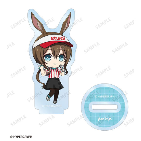 『アークナイツ【焔燼曙明/RISE FROM EMBER】』アーミヤ ちびキャラ アクティビティスタッフver. アクリルスタンド