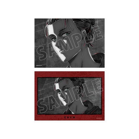 『進撃の巨人』エレン Ani-Art BLACK LABEL 第2弾 ブロマイド2枚セット
