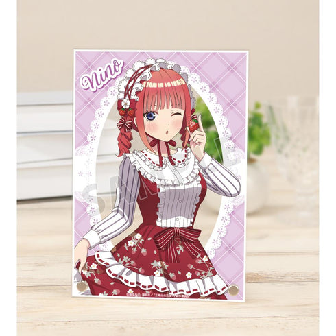 『五等分の花嫁*』描き下ろし 中野二乃 ショートケーキイメージコーデver. A5アクリルパネル