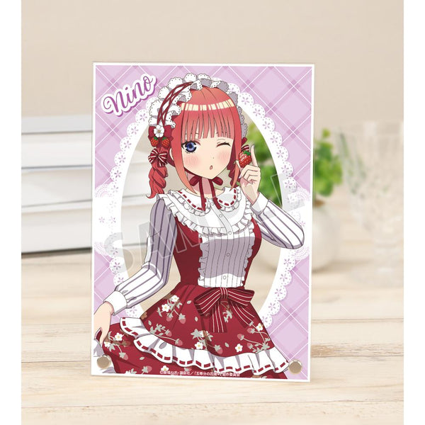 『五等分の花嫁*』描き下ろし 中野二乃 ショートケーキイメージコーデver. A5アクリルパネル