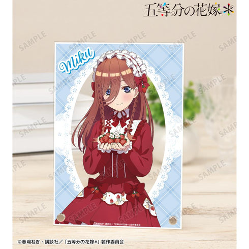 《五等分的新娘*》全新绘制 中野三玖 短裙造型版 A5亚克力面板