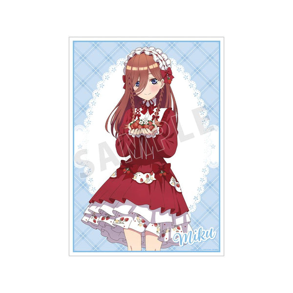 『五等分の花嫁*』描き下ろし 中野三玖 ショートケーキイメージコーデver. A3マット加工ポスター