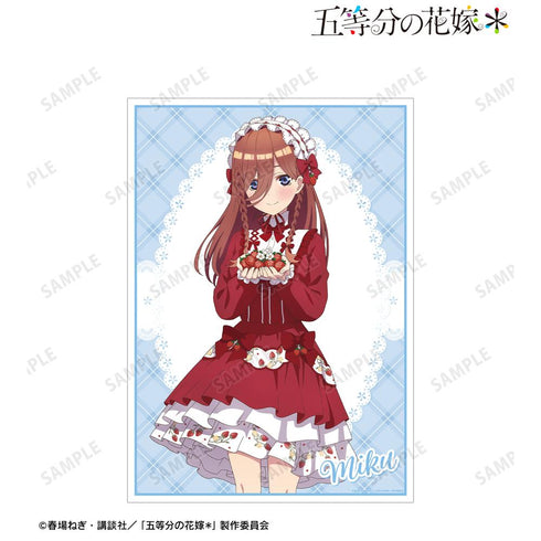 『五等分の花嫁*』描き下ろし 中野三玖 ショートケーキイメージコーデver. A3マット加工ポスター