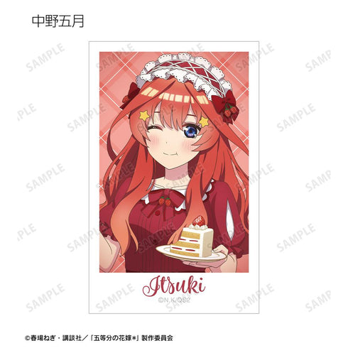 『五等分の花嫁*』描き下ろし ショートケーキイメージコーデver. インスタントカメラ風イラストカード5枚セット