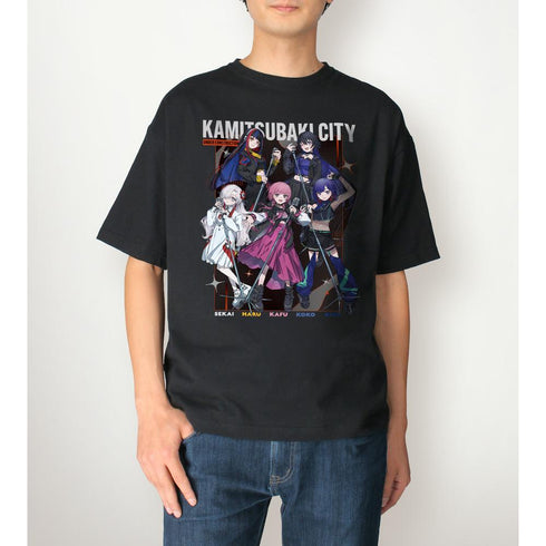 『神椿市建設中。』集合 カジュアルロックver. BIGシルエットTシャツユニセックス