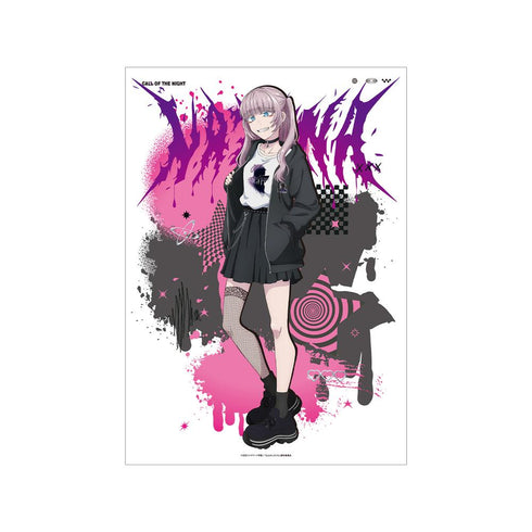 『よふかしのうた Season2』描き下ろし 七草ナズナ ストリートファッションver. A3マット加工ポスター ver.A