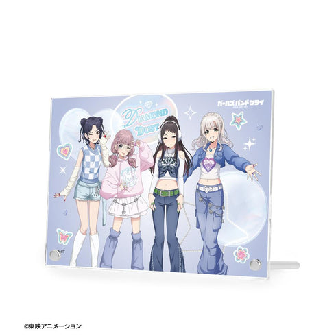 『ガールズバンドクライ』描き下ろし ダイヤモンドダスト Y2Kファッションver. A5アクリルパネル