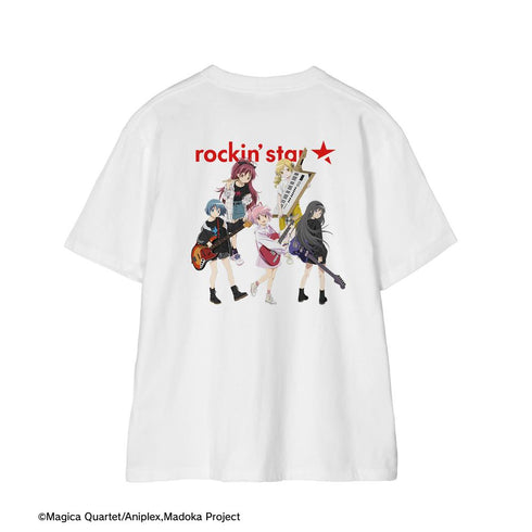 『魔法少女まどか☆マギカ』rockin’starコラボ 描き下ろし 第2弾 集合 ライブグッズ風Tシャツユニセックス