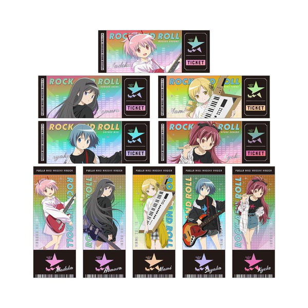 『魔法少女まどか☆マギカ』rockin'starコラボ 描き下ろし 第2弾 トレーディングホログラムチケット風カード(単位/BOX)