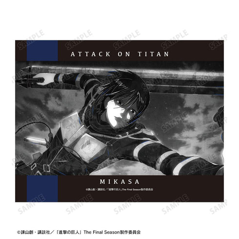 『進撃の巨人』ミカサ Ani-Art BLACK LABEL 第2弾 F0号キャンバスボード