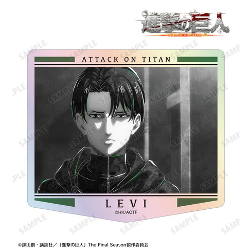 『進撃の巨人』リヴァイ Ani-Art BLACK LABEL 第2弾 オーロラダイカットステッカー