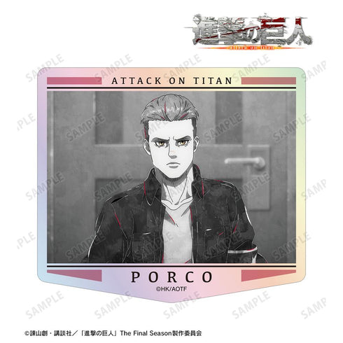 『進撃の巨人』ポルコ Ani-Art BLACK LABEL 第2弾 オーロラダイカットステッカー