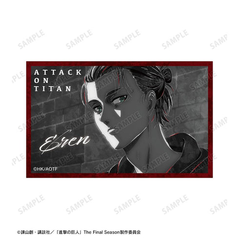 『進撃の巨人』エレン Ani-Art BLACK LABEL 第2弾 イラストカード2枚セット