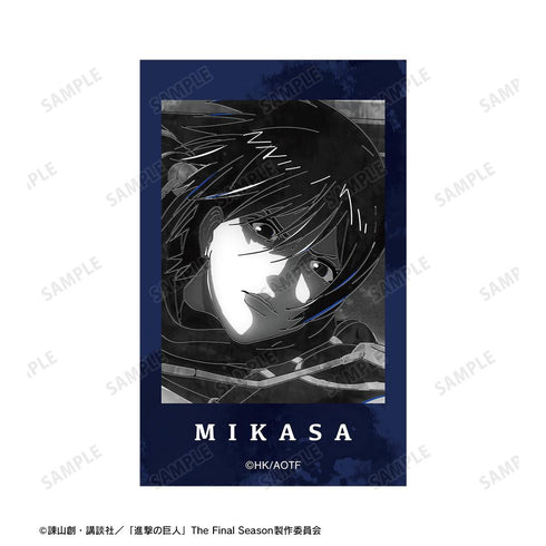 『進撃の巨人』ミカサ Ani-Art BLACK LABEL 第2弾 イラストカード2枚セット
