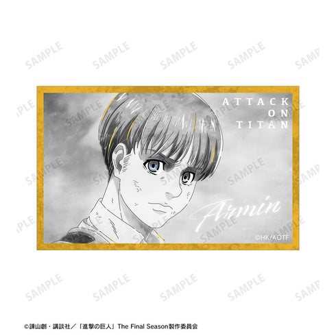 『進撃の巨人』アルミン Ani-Art BLACK LABEL 第2弾 イラストカード2枚セット