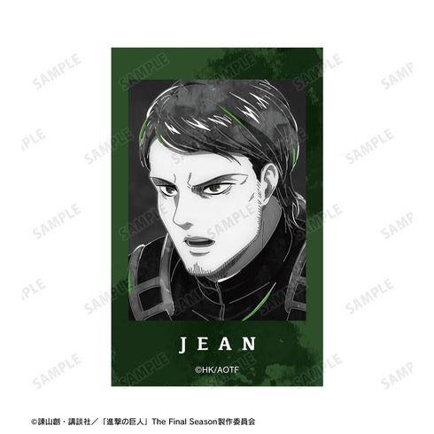 『進撃の巨人』ジャン Ani-Art BLACK LABEL 第2弾 イラストカード2枚セット