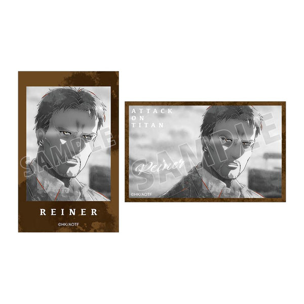 『進撃の巨人』ライナー Ani-Art BLACK LABEL 第2弾 イラストカード2枚セット