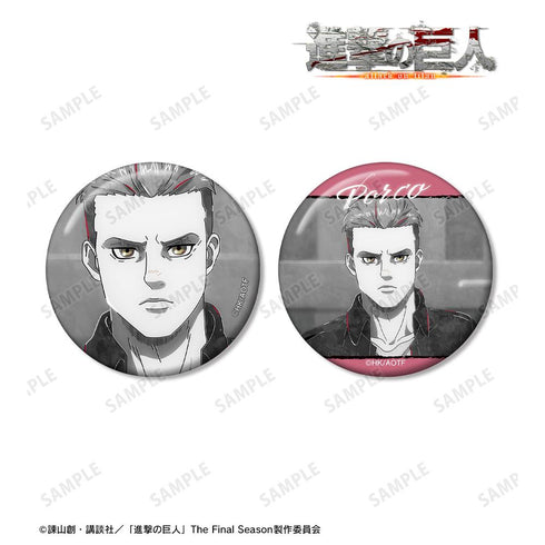 『進撃の巨人』ポルコ Ani-Art BLACK LABEL 第2弾 缶バッジ2個セット