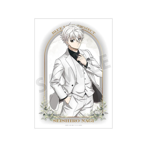 『ブルーロック』描き下ろし 凪 誠士郎 スーツモデルver. 第2弾 A3マット加工ポスター