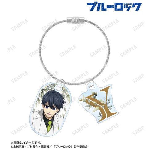 『ブルーロック』描き下ろし 潔 世一 スーツモデルver. 第2弾 2連ワイヤーアクリルキーホルダー