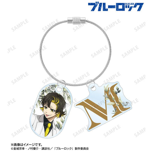『ブルーロック』描き下ろし 蜂楽 廻 スーツモデルver. 第2弾 2連ワイヤーアクリルキーホルダー