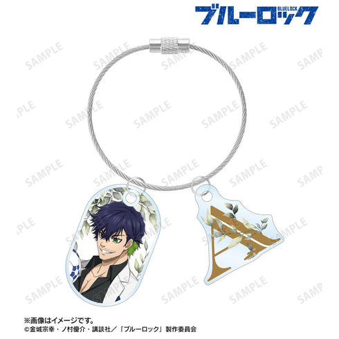 『ブルーロック』描き下ろし オリヴァ・愛空 スーツモデルver. 第2弾 2連ワイヤーアクリルキーホルダー