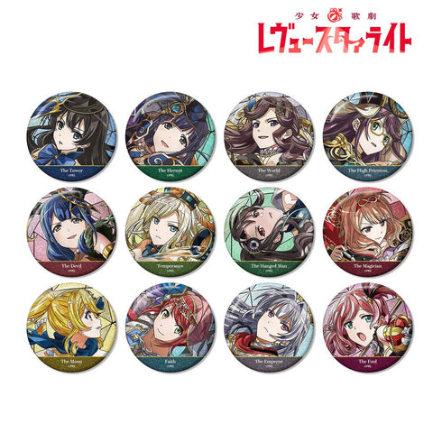 『少女☆歌劇 レヴュースタァライト』トレーディング Aure Glass グリッター缶バッジ ver.B(単位/BOX)