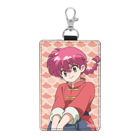 『らんま1/2』らんま ナスカン付き1ポケットパスケース