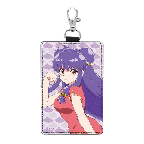 『らんま1/2』シャンプー ナスカン付き1ポケットパスケース