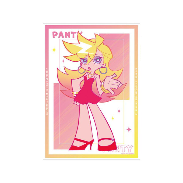 『New PANTY & STOCKING with GARTERBELT』パンティ Ani-Art clear label A3マット加工ポスター