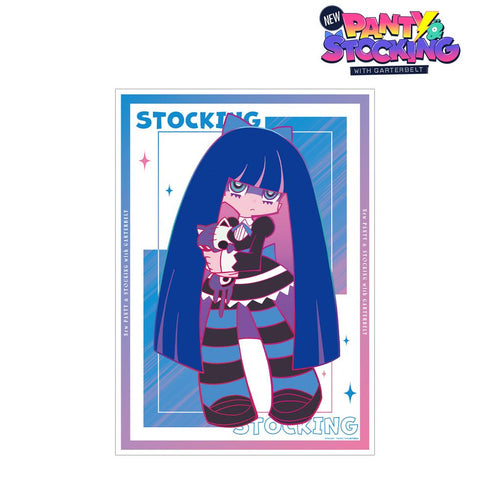 『New PANTY & STOCKING with GARTERBELT』ストッキング Ani-Art clear label A3マット加工ポスター